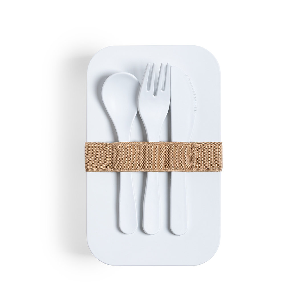 Fiambrera personalizada Molkas de PLA compostable de 1L