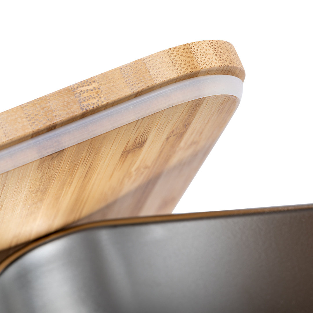 Fiambrera personalizada Sariul de bambú y acero inox de 600ml