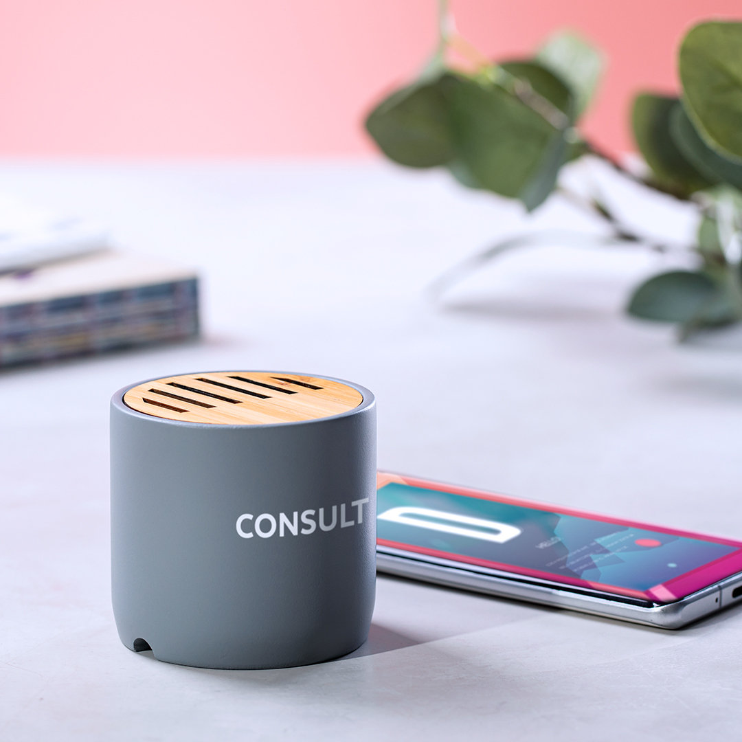 Altavoz Piler bambú cemento piedra caliza - Tecnología - Regalo Promocional Personalizado - imagen 4