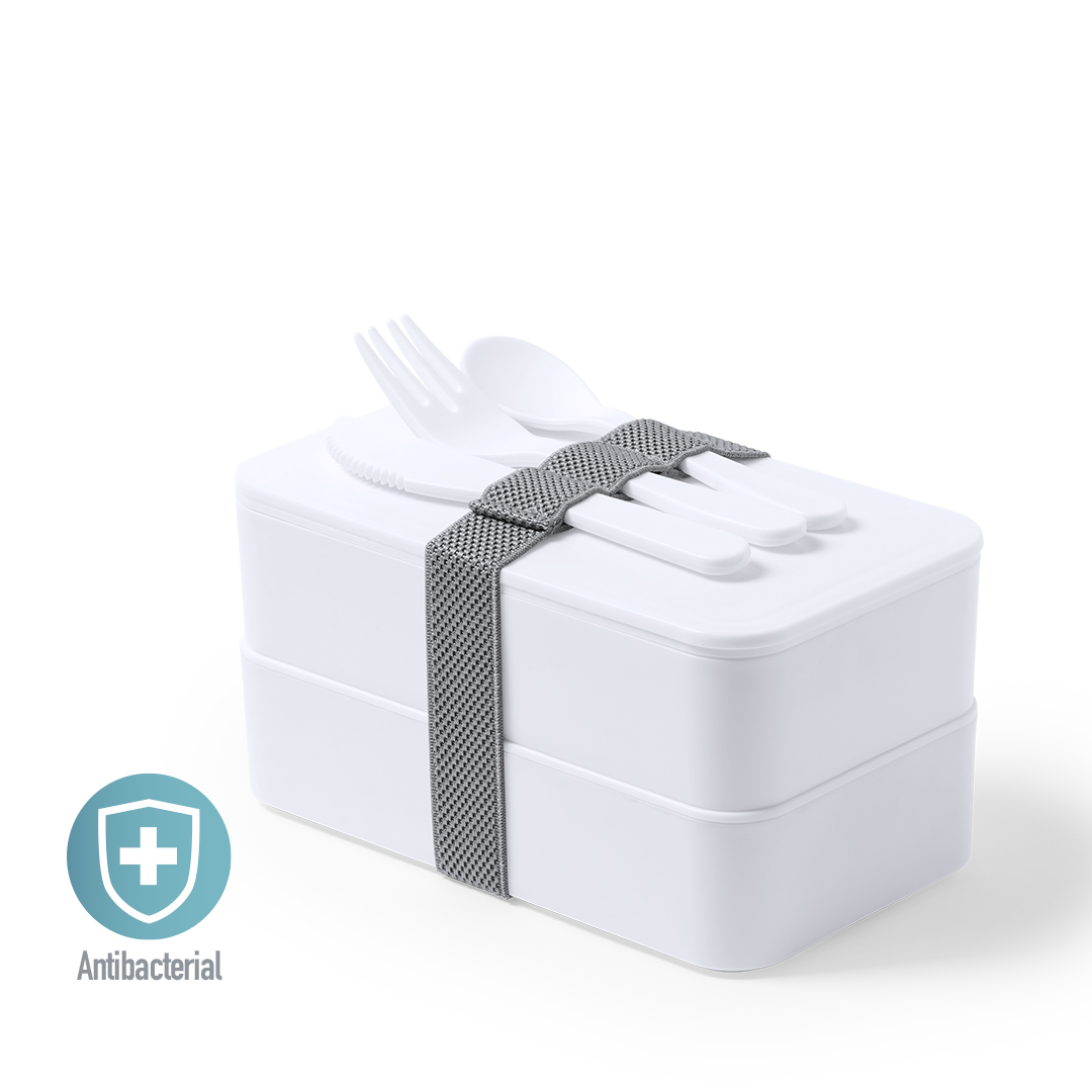 Fiambrera personalizada antibacteriana Fandex de PP con certificación ISO - Viaje - Regalo Promocional Personalizado
