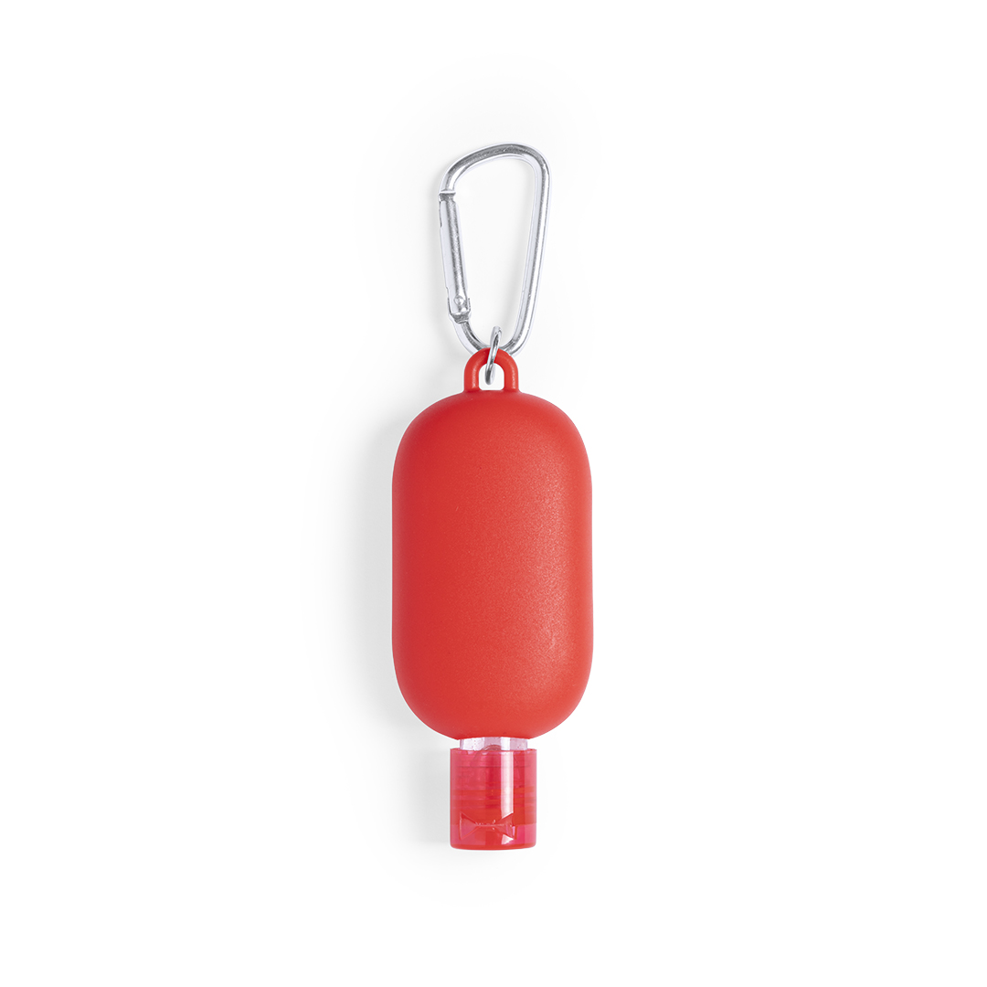 Gel hidroalcohólico personalizadoTrikel con Aloe Vera y mosquetón - Protección e Higiene - Regalo Promocional Personalizado - vista alternativa