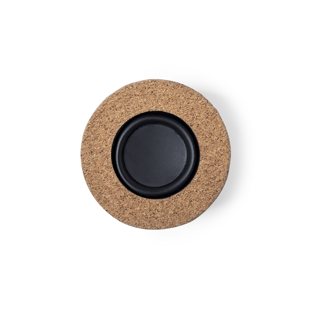 Altavoz Yuxter corcho natural con base terciopelo - Tecnología - Regalo Promocional Personalizado - imagen 3