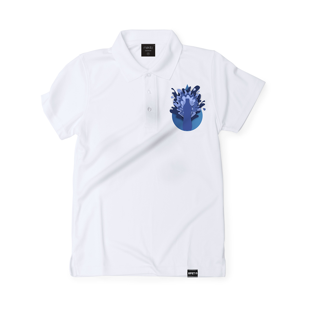 Polo personalizado Dekrom transpirable de poliéster RPET reciclado 180g/m2 - Ropa y accesorios - Regalo Promocional Personalizado - imagen 7