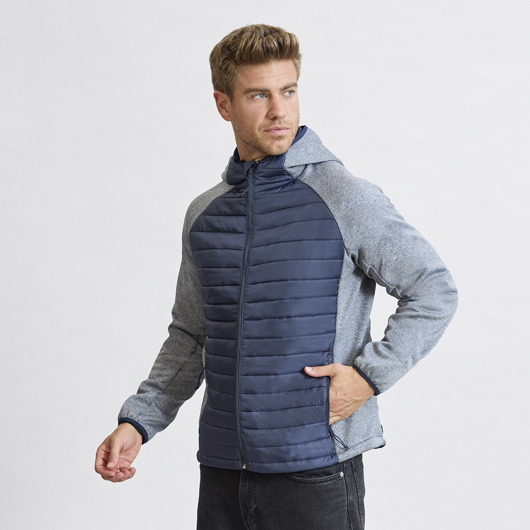 Chaqueta personalizada Kimpal unisex de soft shell con acolchado tacto pluma - Ropa y accesorios - Regalo Promocional Personalizado