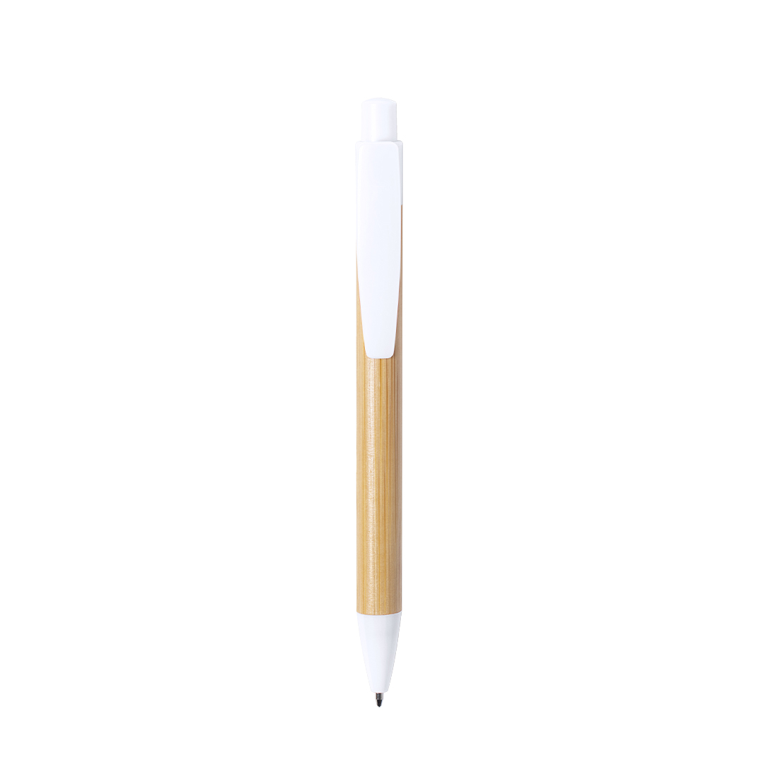 Bolígrafo nature personalizado Heloix de bambú con PLA compostable - Oficina - Regalo Promocional Personalizado - vista alternativa