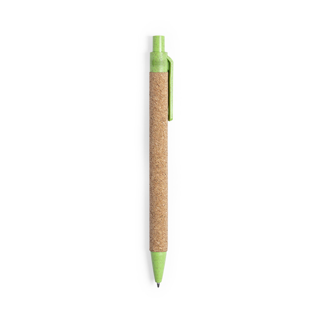 Bolígrafo personalizado Yarden de corcho y caña de trigo - Oficina - Regalo Promocional Personalizado - vista alternativa