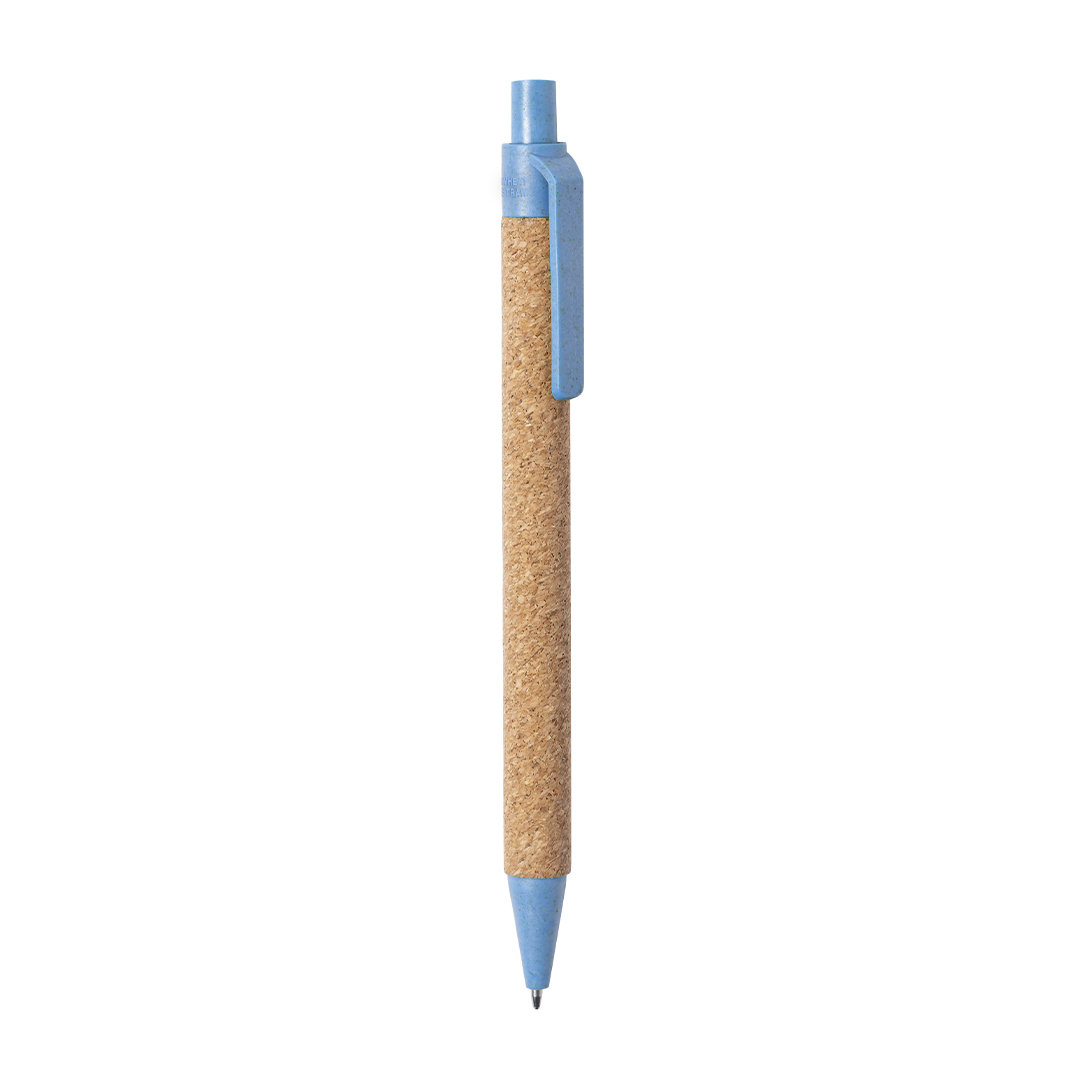 Bolígrafo personalizado Yarden de corcho y caña de trigo - Oficina - Regalo Promocional Personalizado