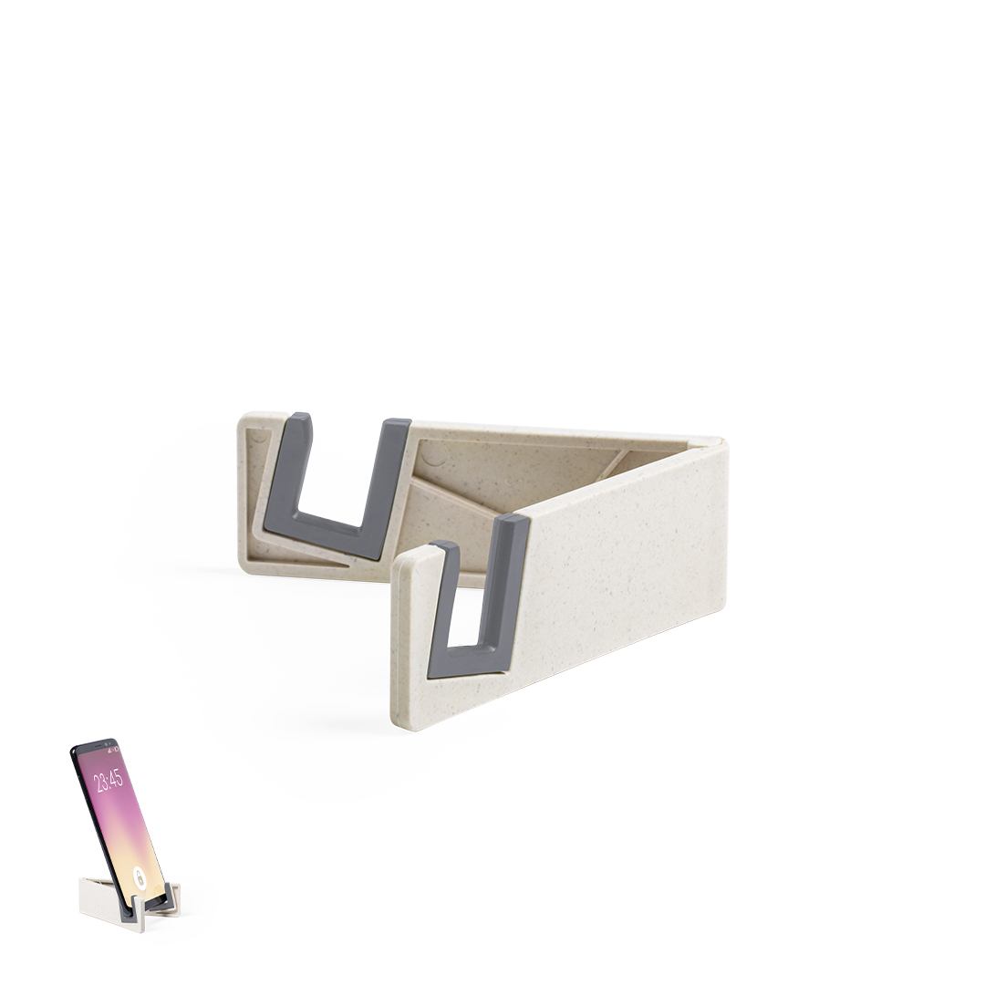 Soporte personalizado Lastrow de caña de trigo con patas antideslizantes - Tecnología - Regalo Promocional Personalizado