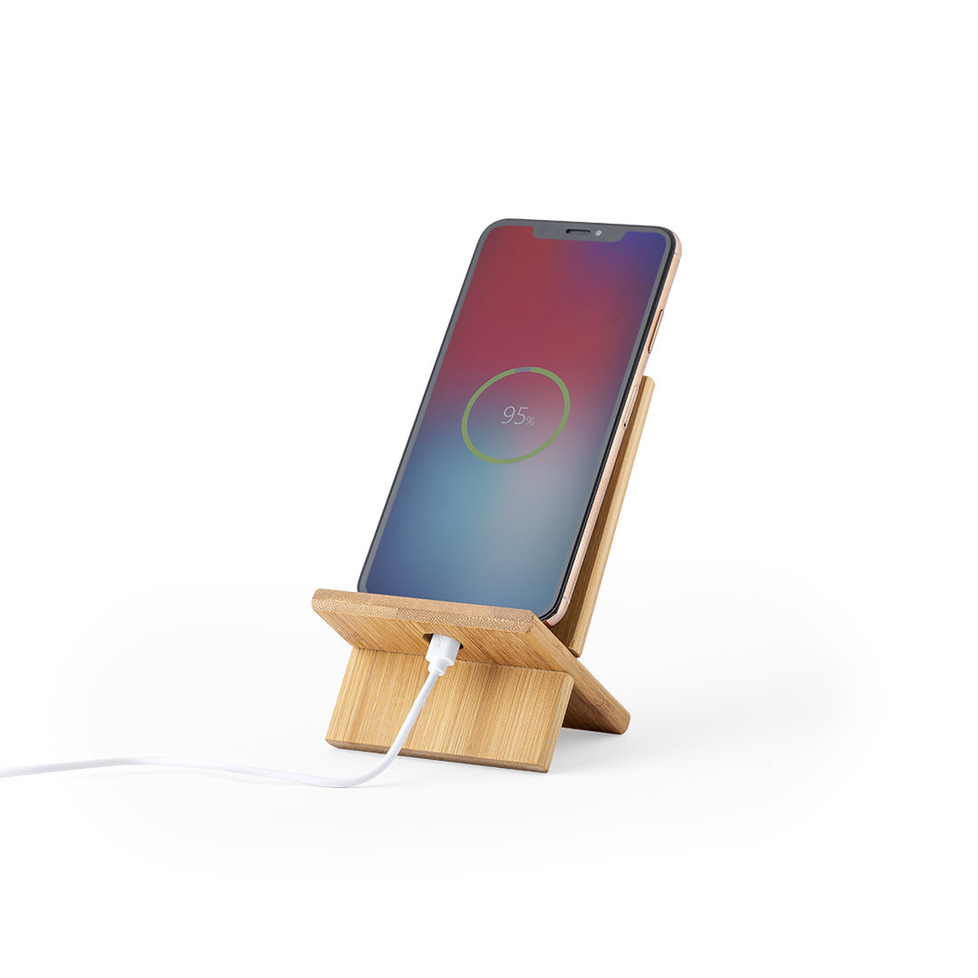 Soporte personalizado Protok de bambú natural - Tecnología - Regalo Promocional Personalizado - vista alternativa