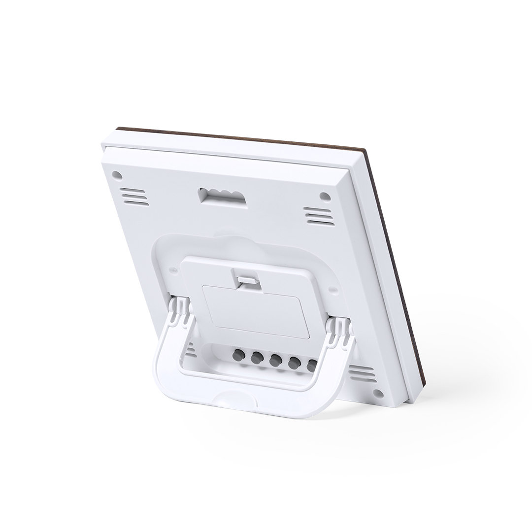 Estación meteorológica personalizada Behox de bambú con sensor