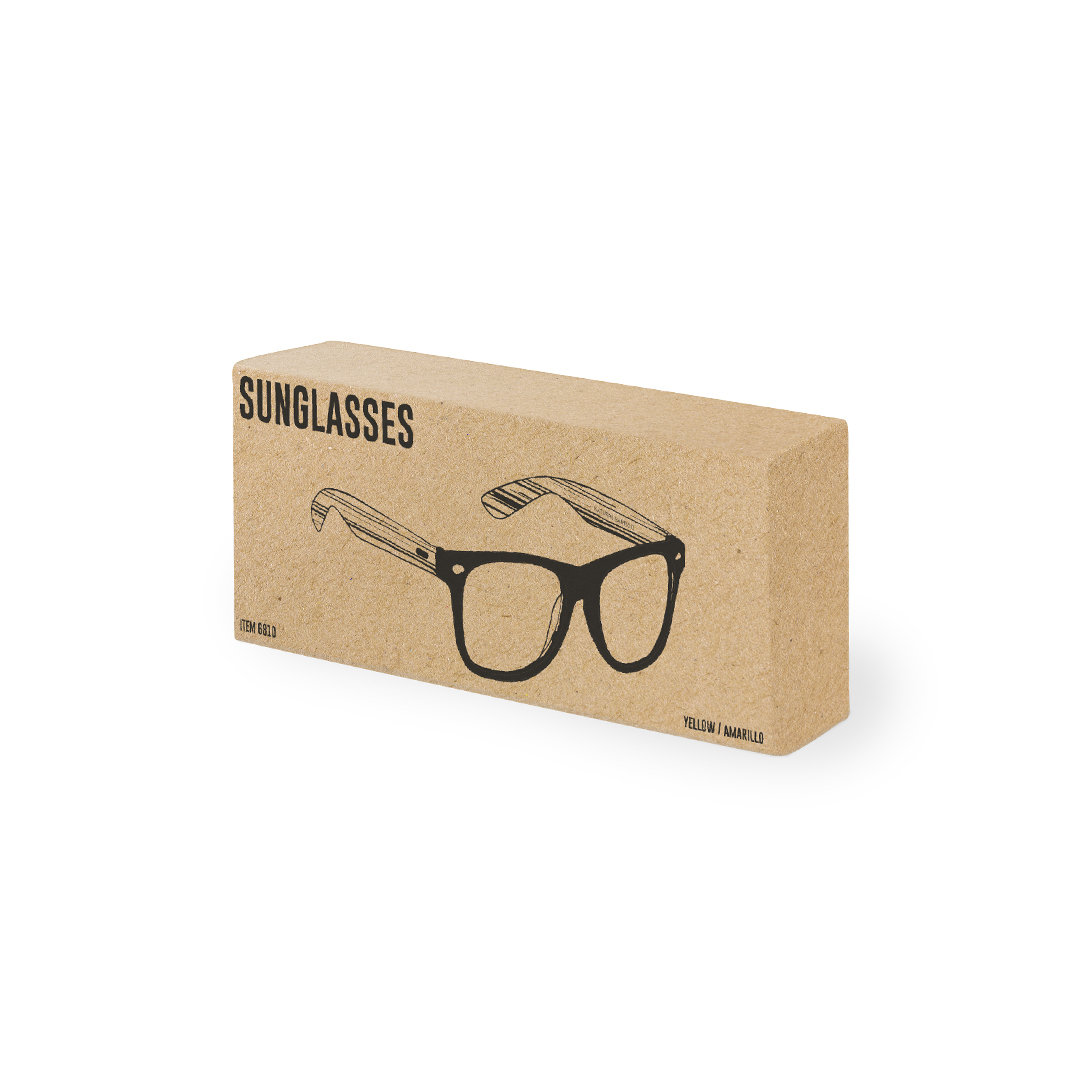 Gafas de sol personalizadas Mitrox de bambú y PC - Verano - Regalo Promocional Personalizado - vista alternativa
