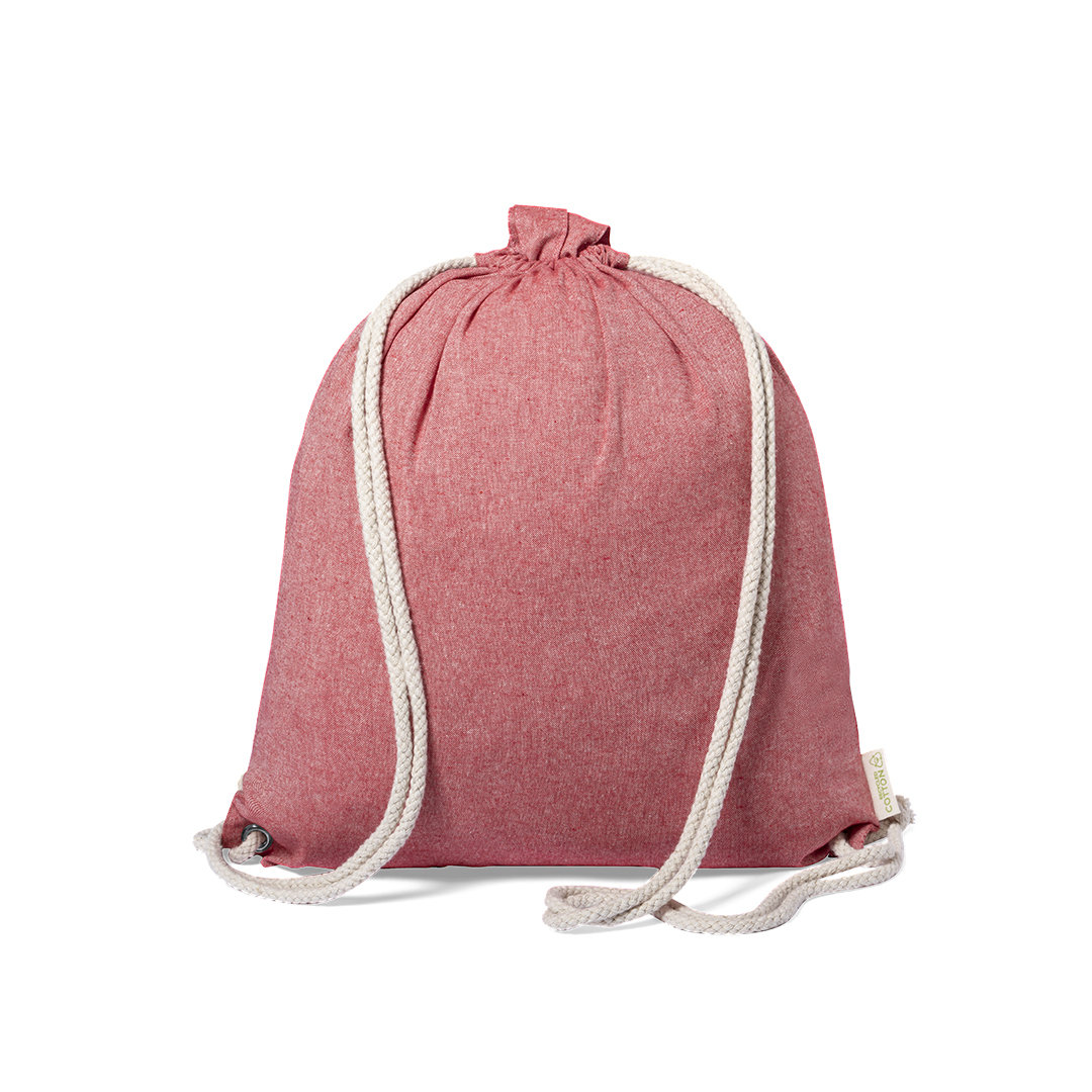 Mochila de cuerdas en algodón Mochila Fenin - Tote Bags personalizadas - Regalo Promocional Personalizado - vista alternativa