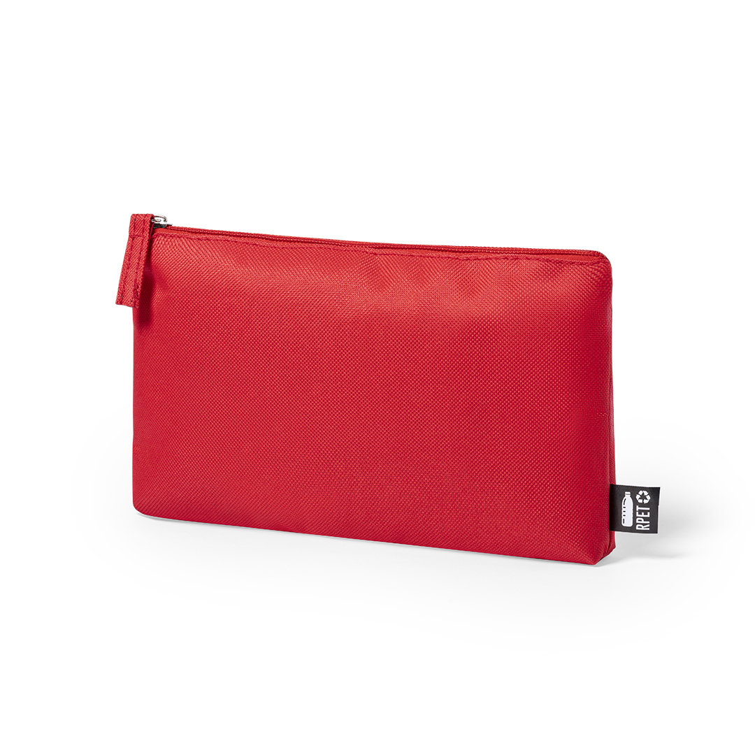 Neceser personalizado Akilax de 600D RPET con distintivo reciclado - Viaje - Regalo Promocional Personalizado - vista alternativa
