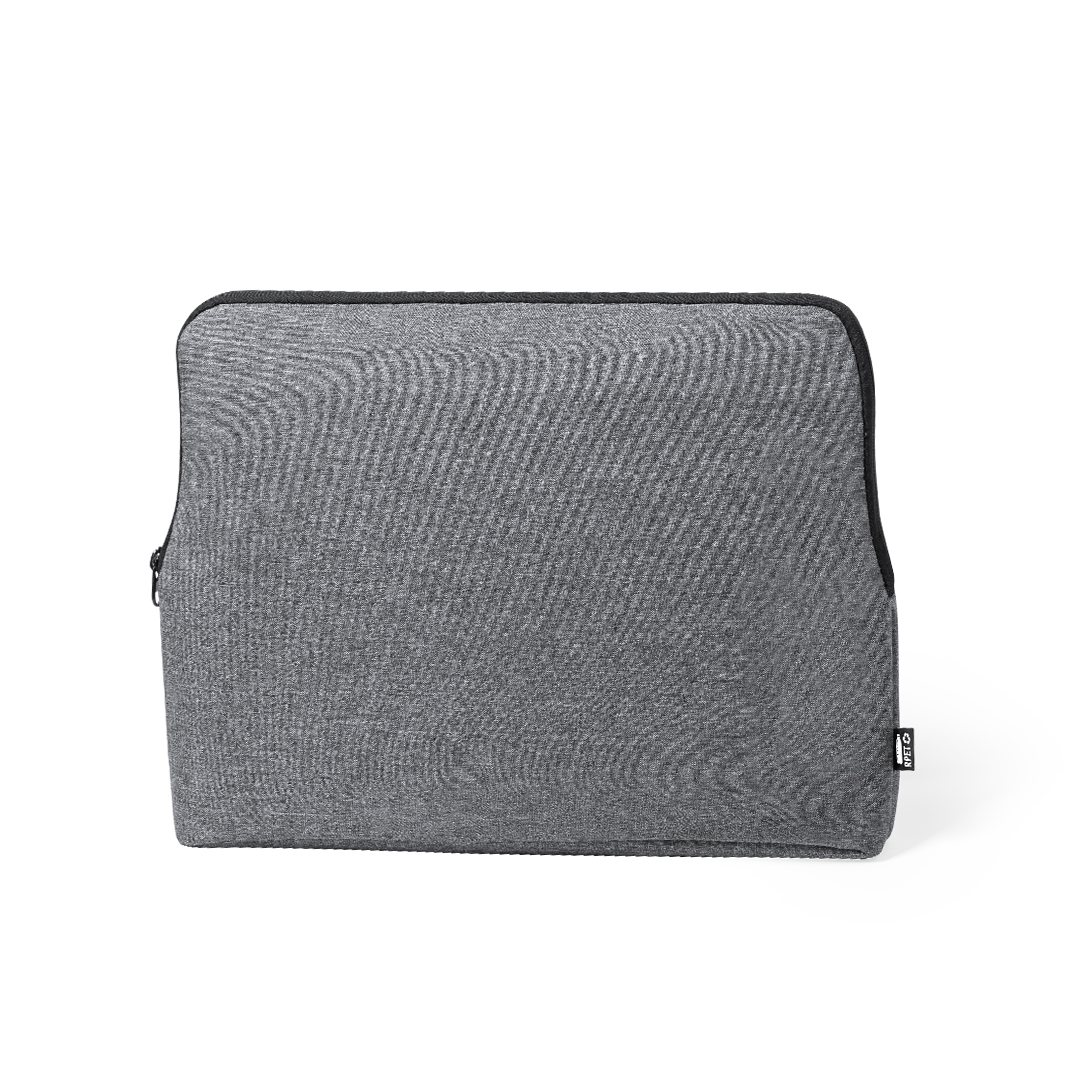Funda para portátil personalizada Hops de RPET 600D efecto melange - Fundas para portátil - Regalo Promocional Personalizado
