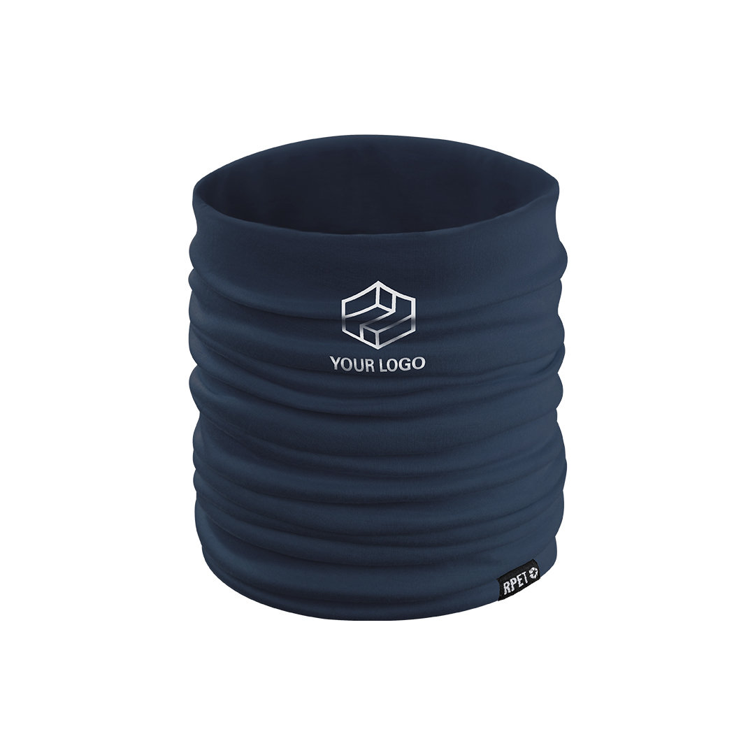 Braga personalizada Suanix de poliéster RPET con distintivo reciclado