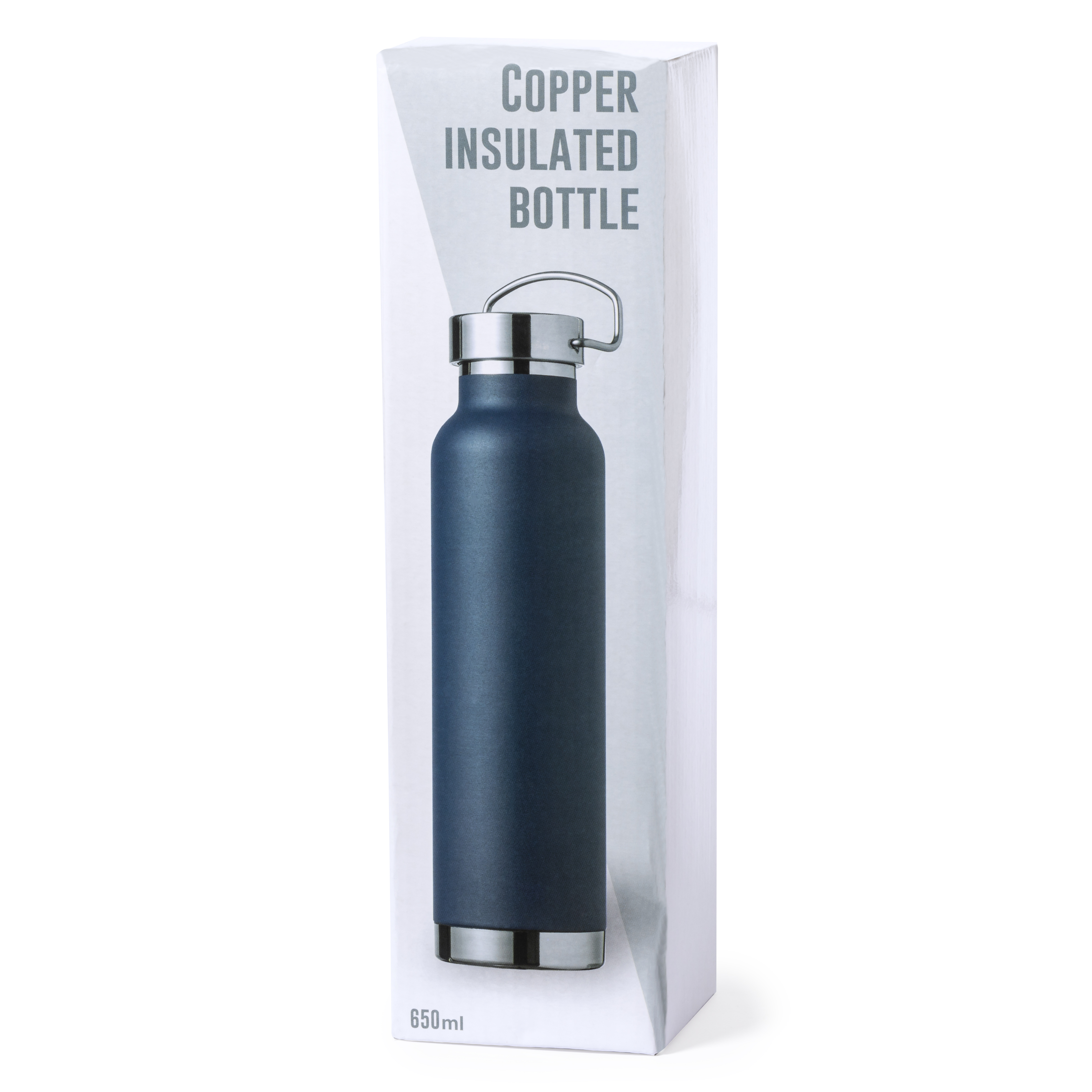 Bidón personalizado Térmico Staver de 650ml con aislamiento de cobre al vacío - Termos personalizados - Regalo Promocional Personalizado - imagen 5
