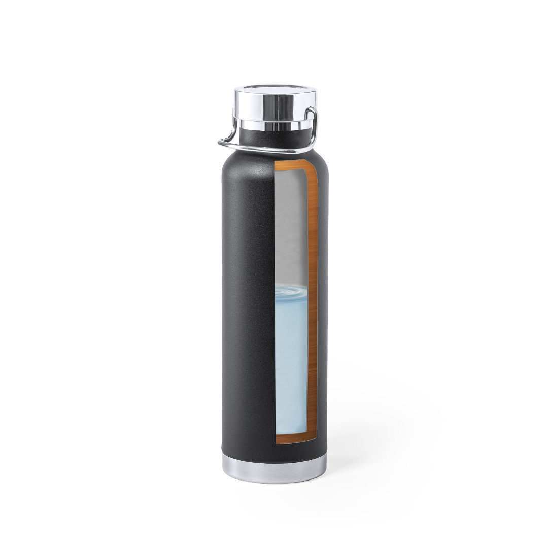 Bidón personalizado Térmico Staver de 650ml con aislamiento de cobre al vacío - Termos personalizados - Regalo Promocional Personalizado - imagen 3