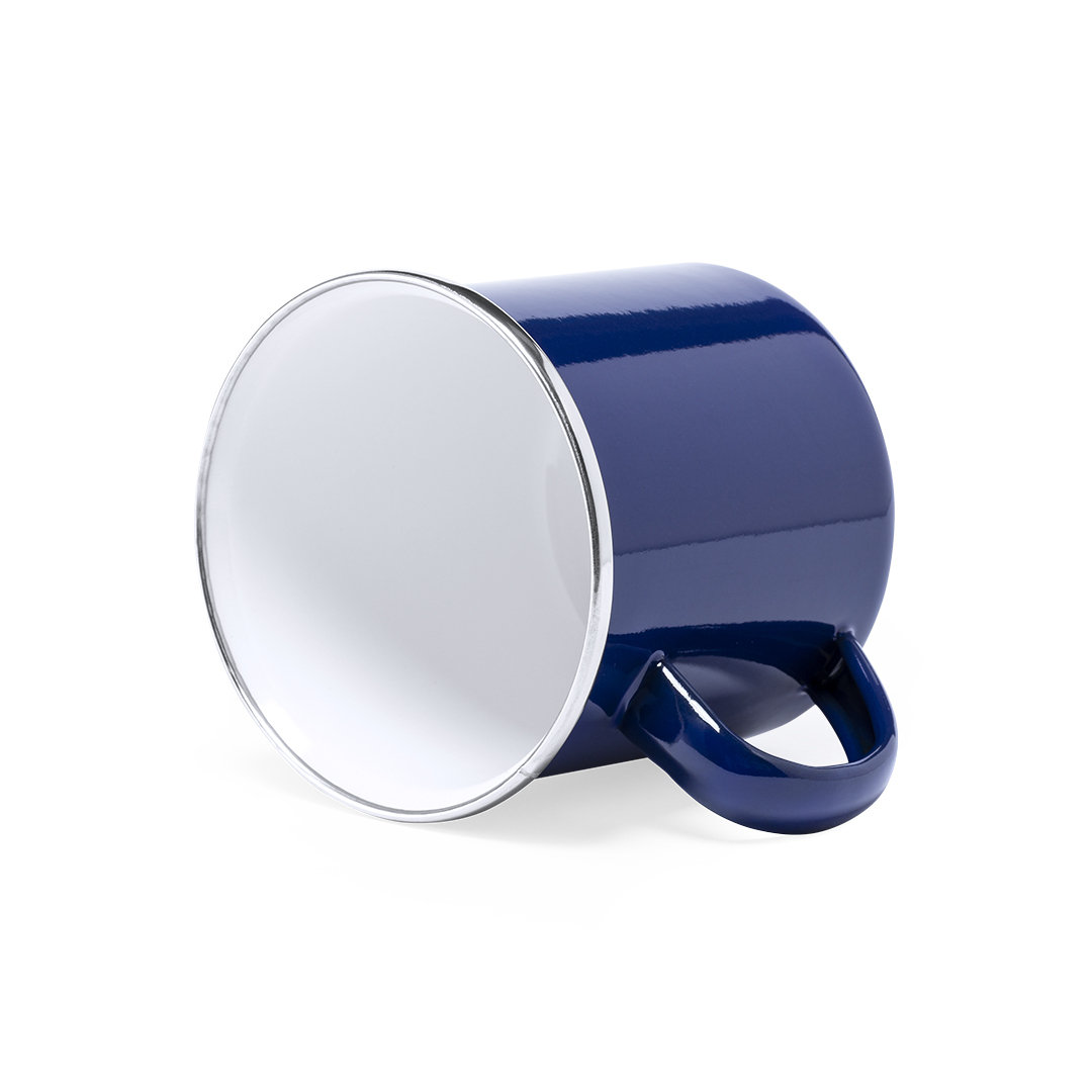 Taza metálica personalizada Kirpal vintage de 380ml con imperfecciones - Tazas y vasos personalizados - Regalo Promocional Personalizado - vista alternativa