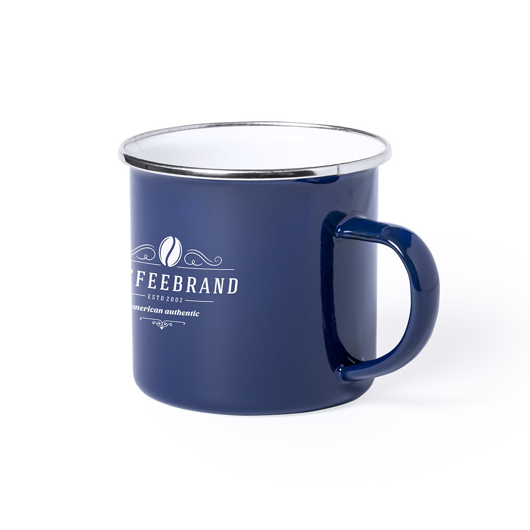 Taza metálica personalizada Kirpal vintage de 380ml con imperfecciones - Tazas y vasos personalizados - Regalo Promocional Personalizado - imagen 3