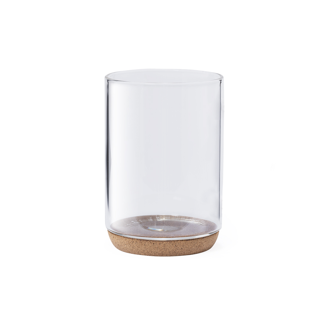 Taza personalizada Hindras de cristal de borosilicato de 450ml con base de corcho - Tazas y vasos personalizados - Regalo Promocional Personalizado - imagen 4