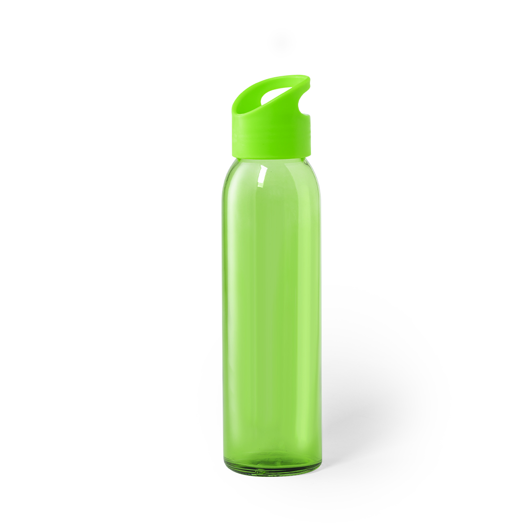Bidón personalizado Tinof de 470ml en cristal con tapón de PP a juego - Tazas y botellas - Regalo Promocional Personalizado