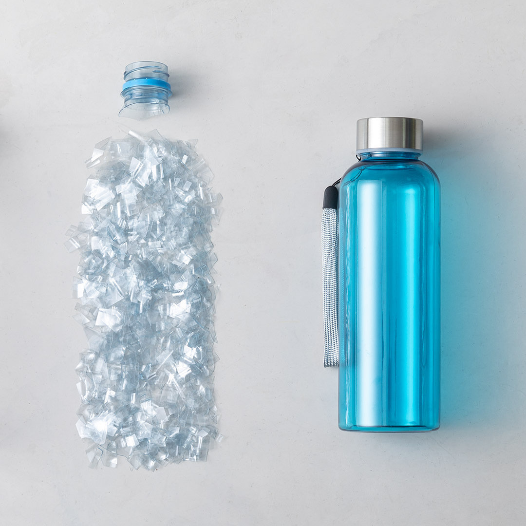 Bidón Lecit 600ml RPET acero inox cordón colores - Tazas y botellas - Regalo Promocional Personalizado - imagen 3
