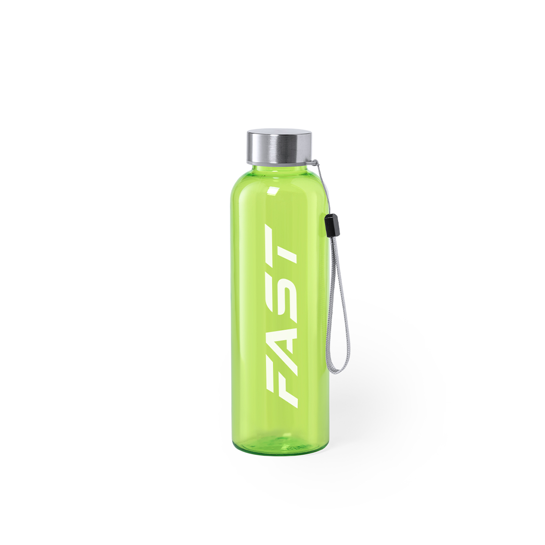 Bidón Lecit 600ml RPET acero inox cordón colores - Tazas y botellas - Regalo Promocional Personalizado
