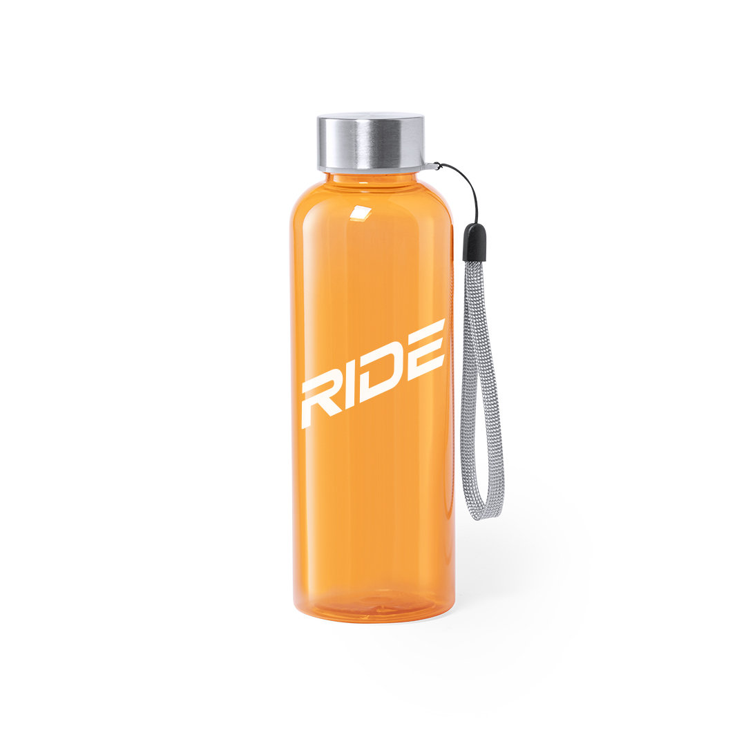 Bidón personalizado Rizbo 500ml tritán transparente cordón