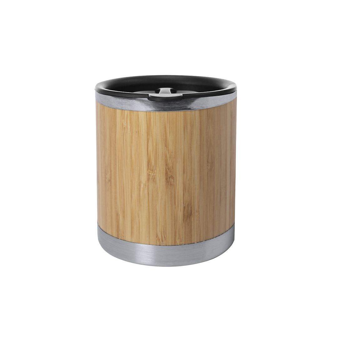 Vaso térmico personalizado Lubon de bambú y acero inox de 300ml - Tazas y vasos personalizados - Regalo Promocional Personalizado - imagen 7