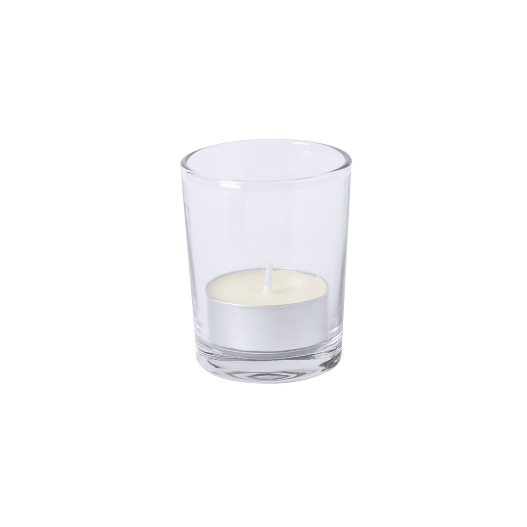 Vela aromática personalizada Keylax navideña de cristal con caja madera - Velas personalizadas - Regalo Promocional Personalizado - vista alternativa
