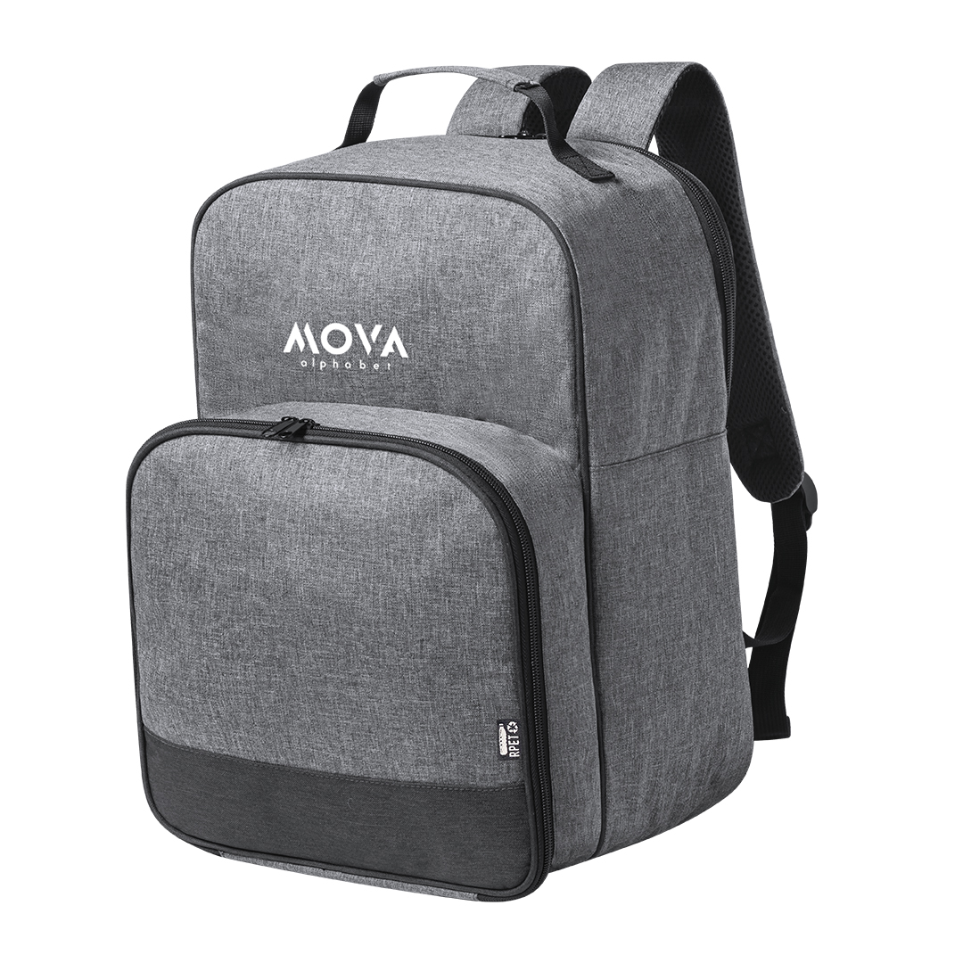Mochila nevera picnic personalizada Kazor de RPET 600D para 2 personas