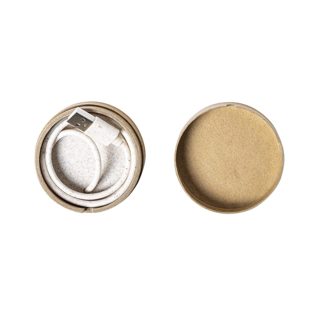 Cargador personalizado Brotox inalámbrico de cartón reciclado y caña de trigo - Tecnología - Regalo Promocional Personalizado - imagen 4