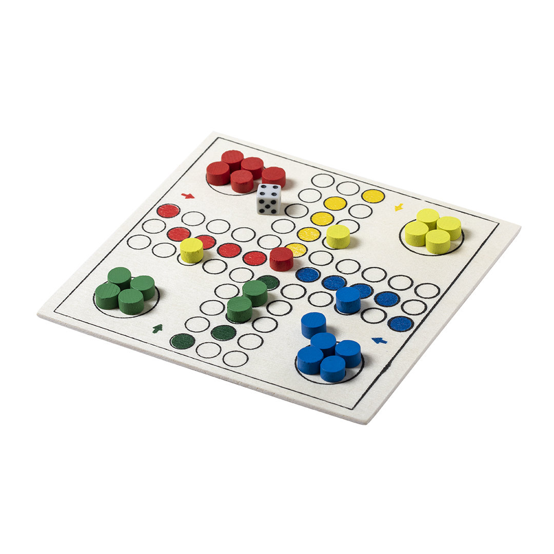 Set juegos personalizado Parchess ajedrez parchís damas de madera - Niños y Juegos - Regalo Promocional Personalizado - imagen 4