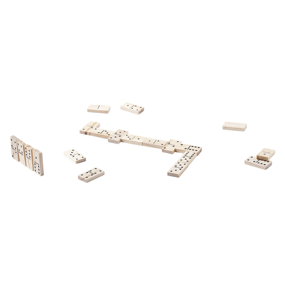 Set juegos personalizado Halin naipes y dominó de madera - Niños y Juegos - Regalo Promocional Personalizado - imagen 3