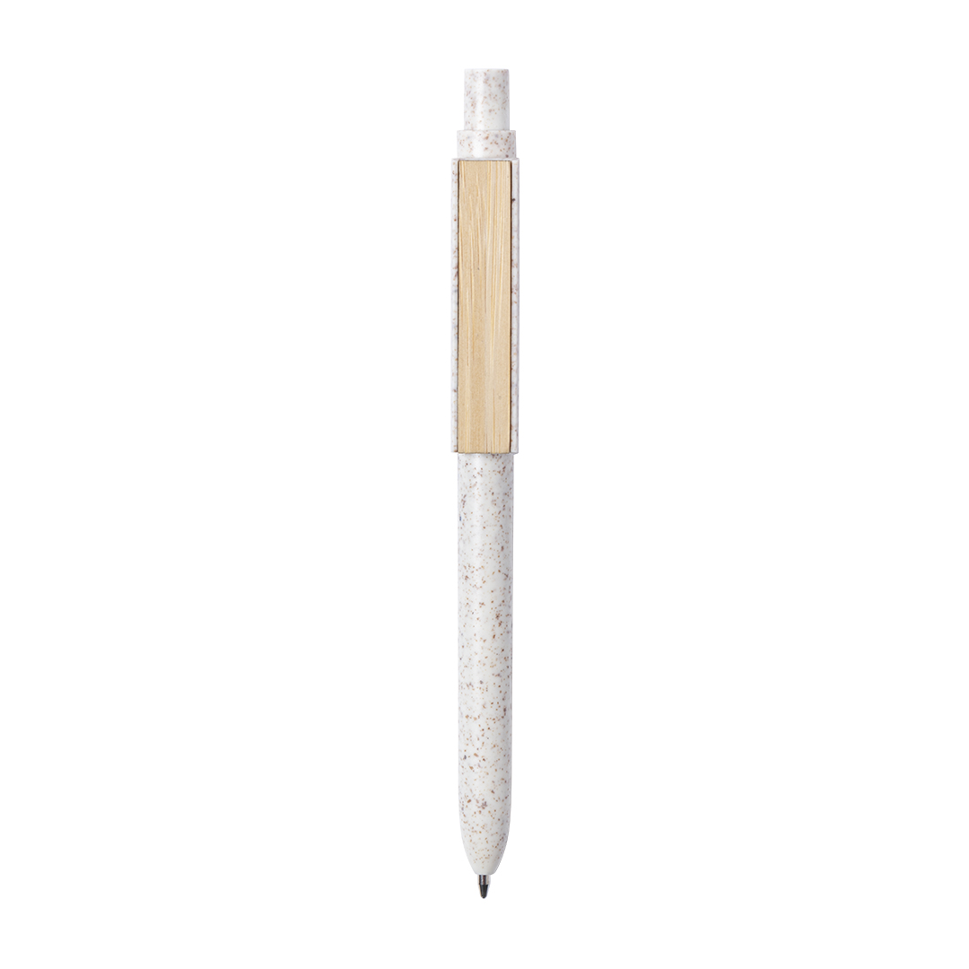 Bolígrafo personalizado Yusin de caña de trigo y bambú - Oficina - Regalo Promocional Personalizado - imagen 3