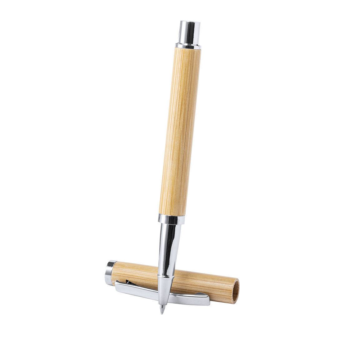 Roller personalizado Tamirox de capucha de bambú con accesorios cromados