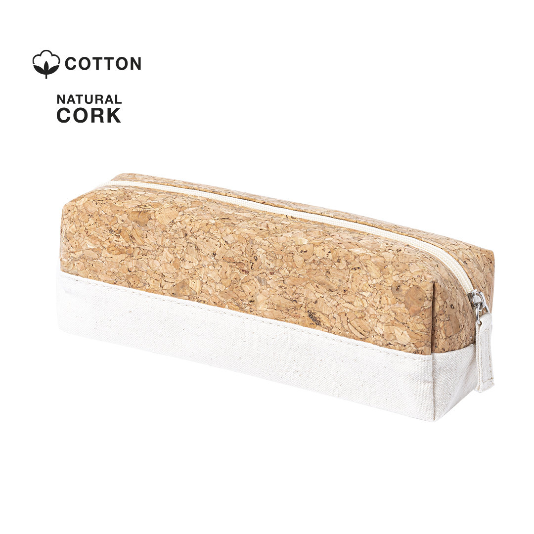 Estuche personalizado Reiton de corcho natural y algodón crudo - Oficina - Regalo Promocional Personalizado - vista alternativa