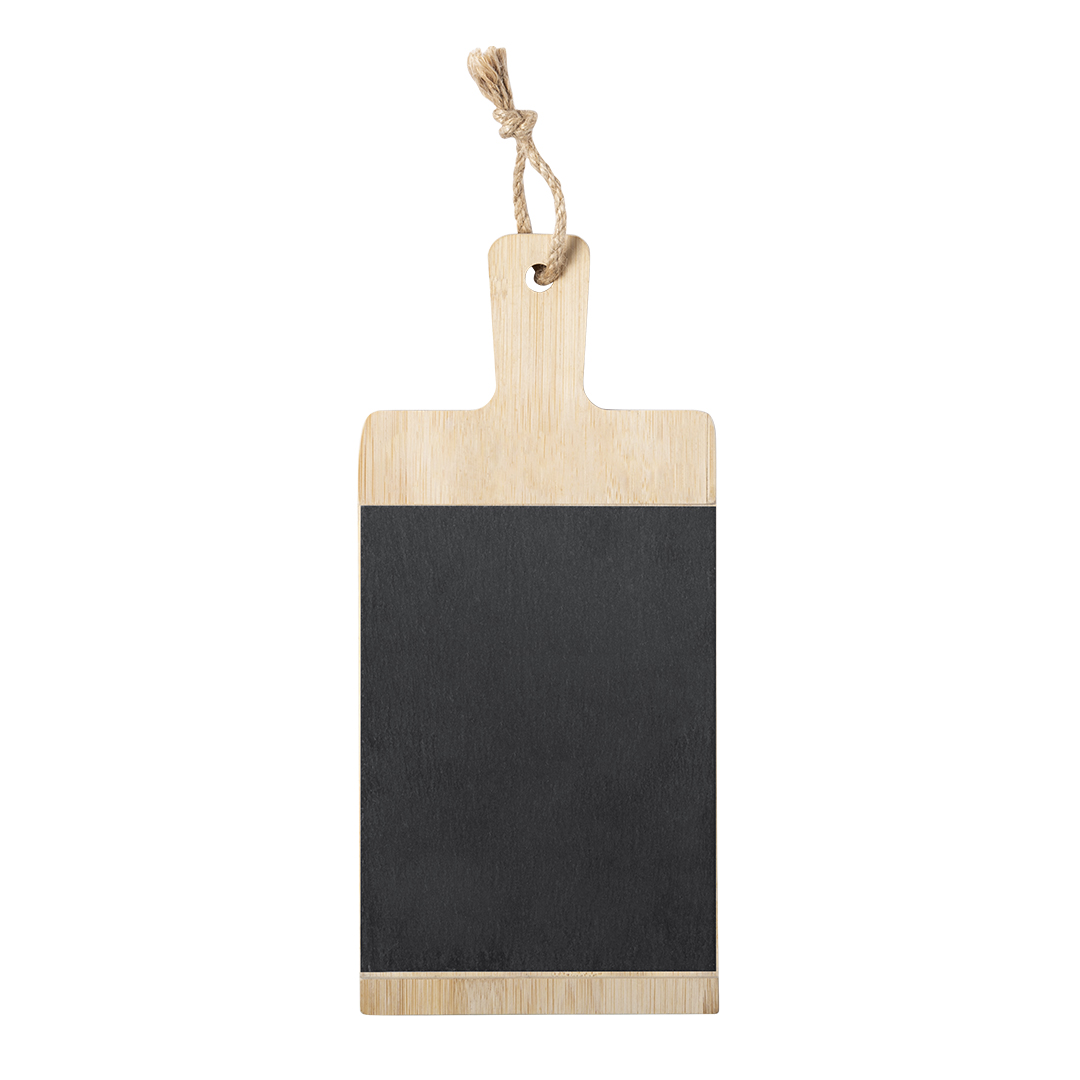 Tabla personalizada Sisim de bambú y pizarra combinados - Tablas de corte - Regalo Promocional Personalizado - vista alternativa