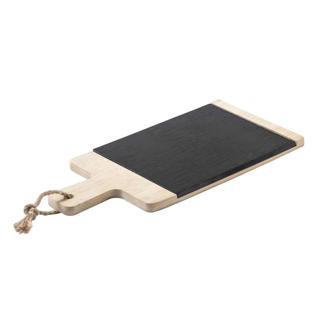 Tabla personalizada Sisim de bambú y pizarra combinados - Tablas de corte - Regalo Promocional Personalizado - imagen 3
