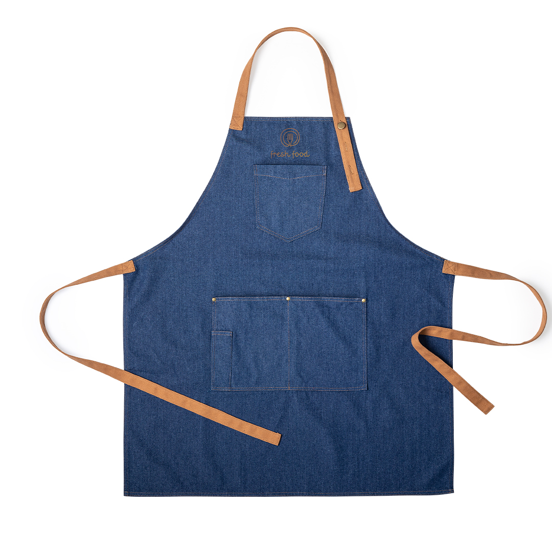 Delantal personalizado Rober profesional denim con remaches metálicos - Hogar - Regalo Promocional Personalizado