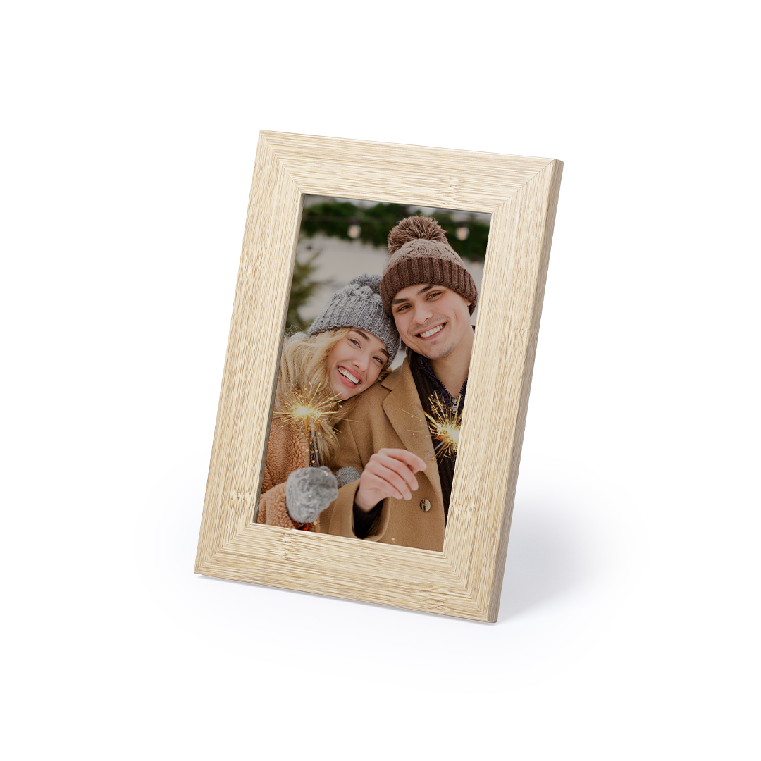 Portafotos personalizado Liban de MDF con cristal protector - Hogar - Regalo Promocional Personalizado
