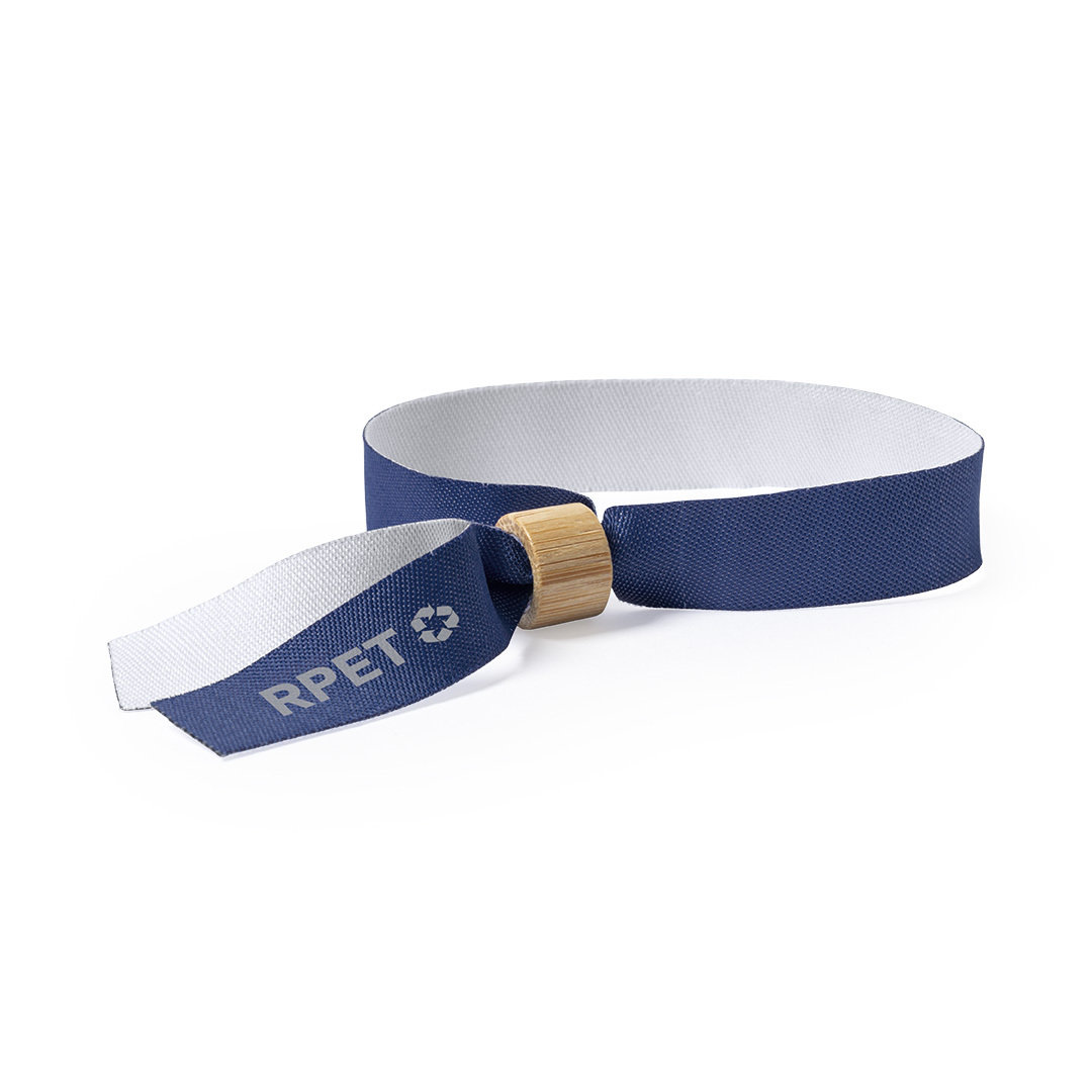 Pulsera personalizada Broch RPET de poliéster reciclado - Pulseras personalizadas - Regalo Promocional Personalizado - vista alternativa