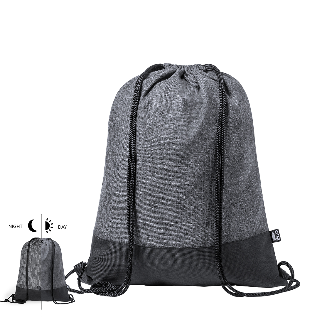Mochila personalizada Stabby reflectante de poliéster 600D RPET - Mochilas personalizadas - Regalo Promocional Personalizado