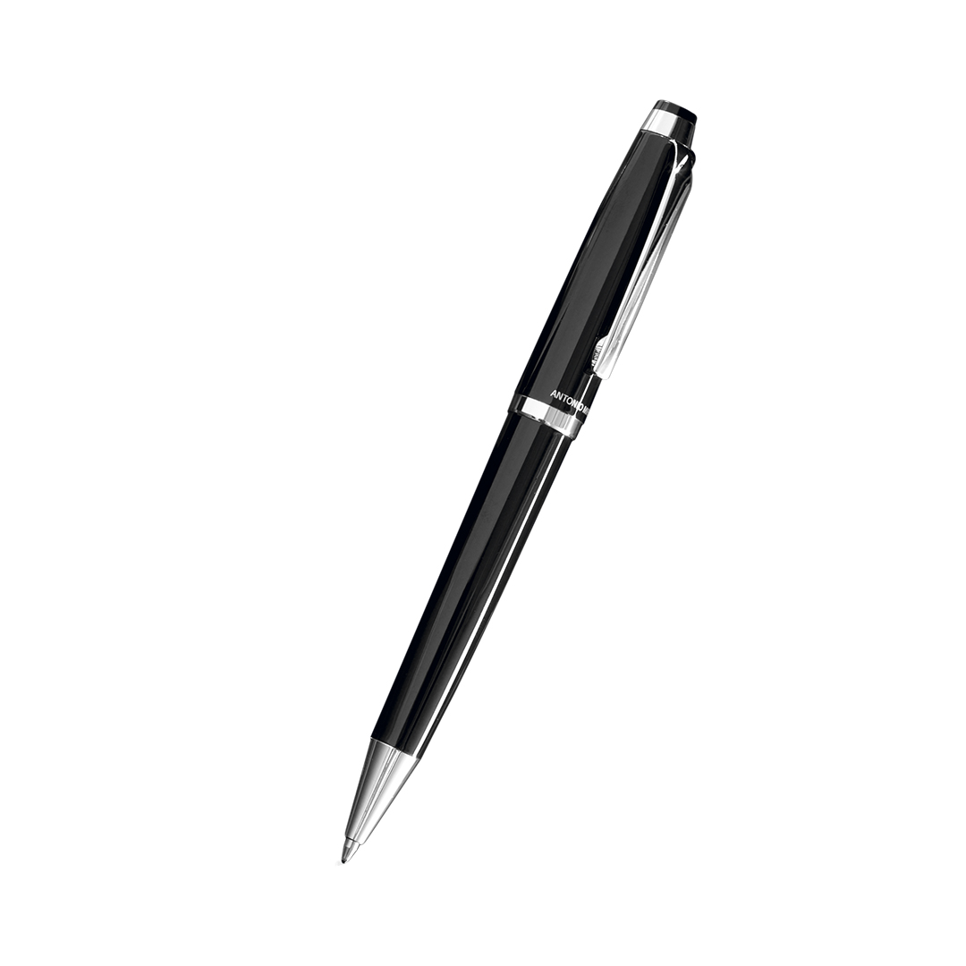 Bolígrafo personalizado Antonio Miró Dayo bicolor negro con estuche - Set de escritura personalizados - Regalo Promocional Personalizado - imagen 3