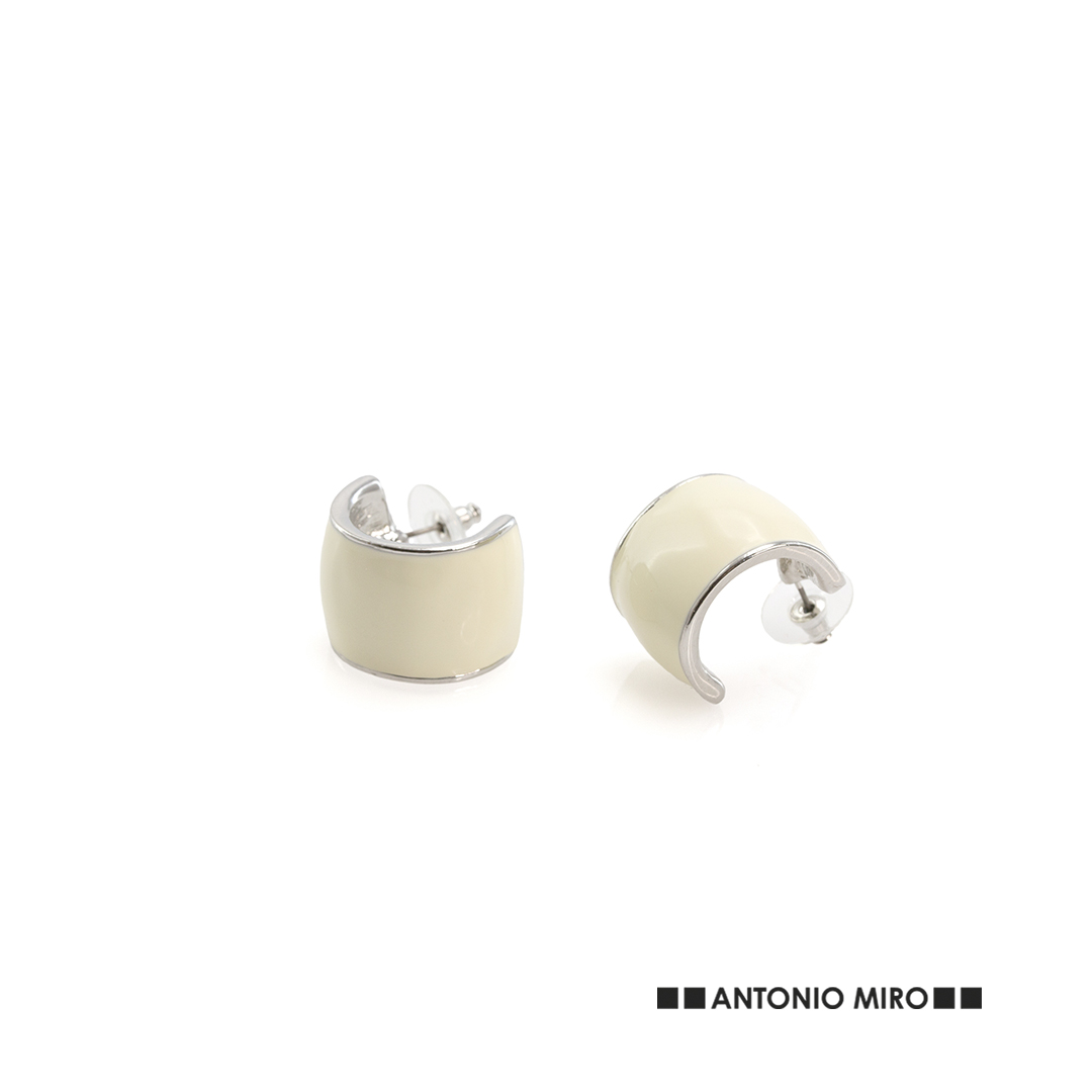 Pendientes personalizados Moss Antonio Miró zinc plateado