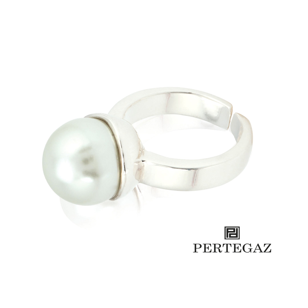 Anillo Ajustable Tegux Pertegaz perla cristal