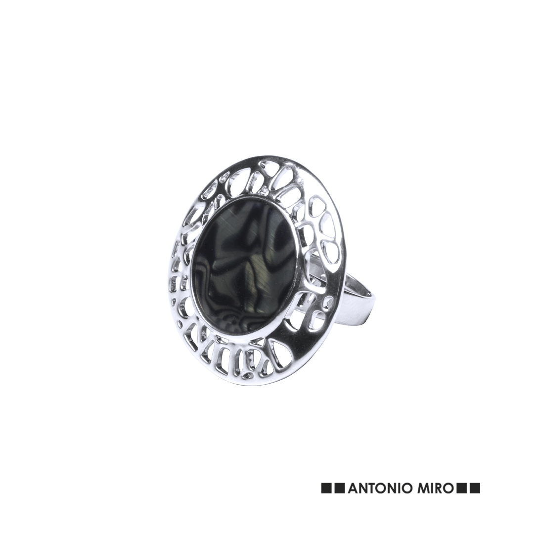 Anillo Ajustable Helant Antonio Miró metal resina