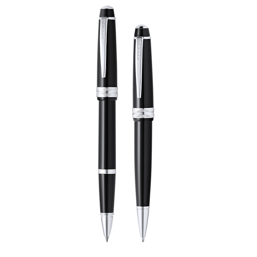 Set personalizado Bailey Light Cross con bolígrafo y roller metálico - Set de escritura personalizados - Regalo Promocional Personalizado - vista alternativa