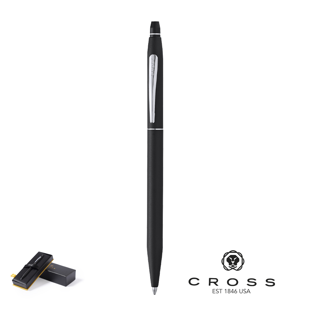 Bolígrafo personalizado Cross Classic Click retráctil con estuche - Oficina - Regalo Promocional Personalizado