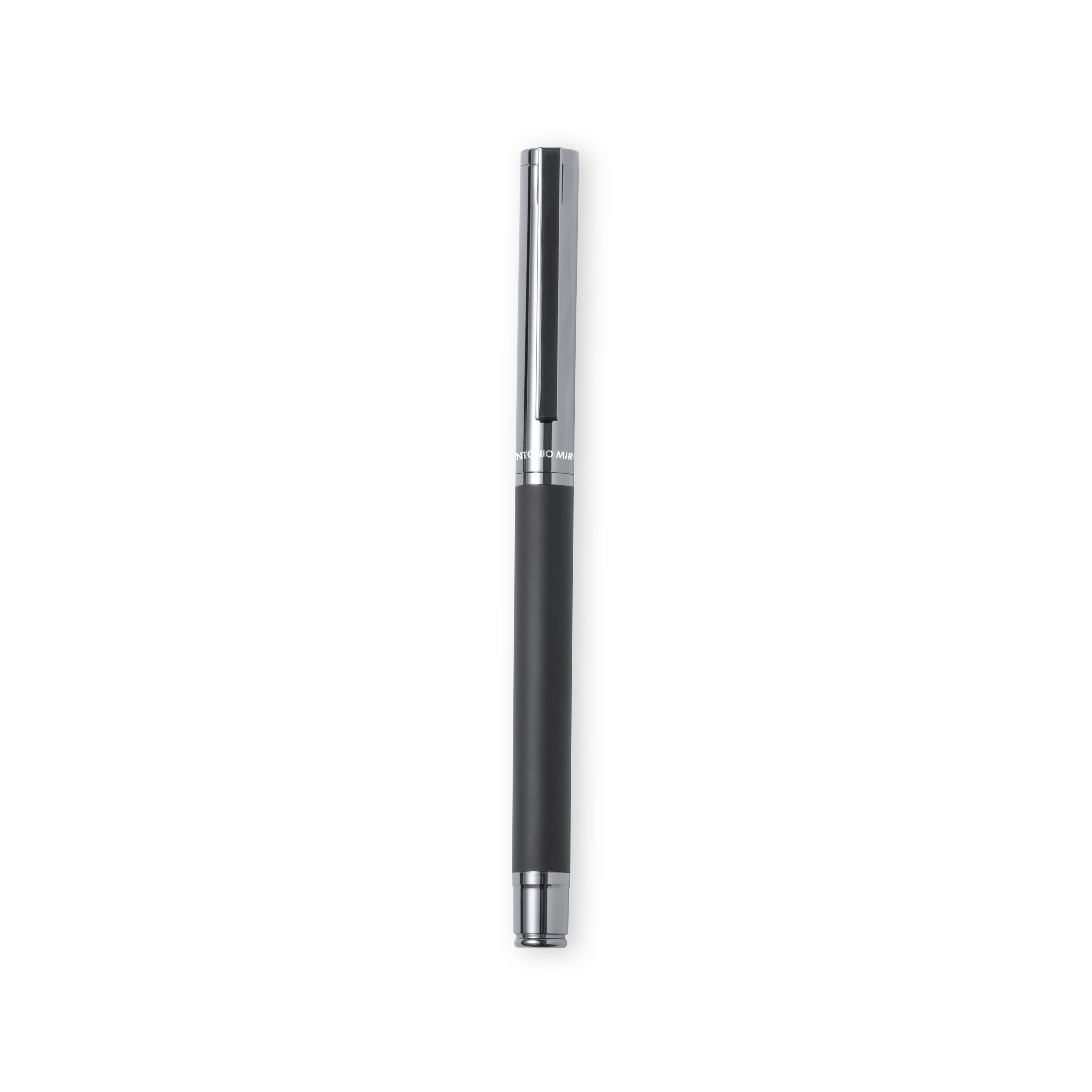 Roller personalizado Fakul de Antonio Miró metal negro mate con cromado - Rollers personalizados - Regalo Promocional Personalizado - vista alternativa